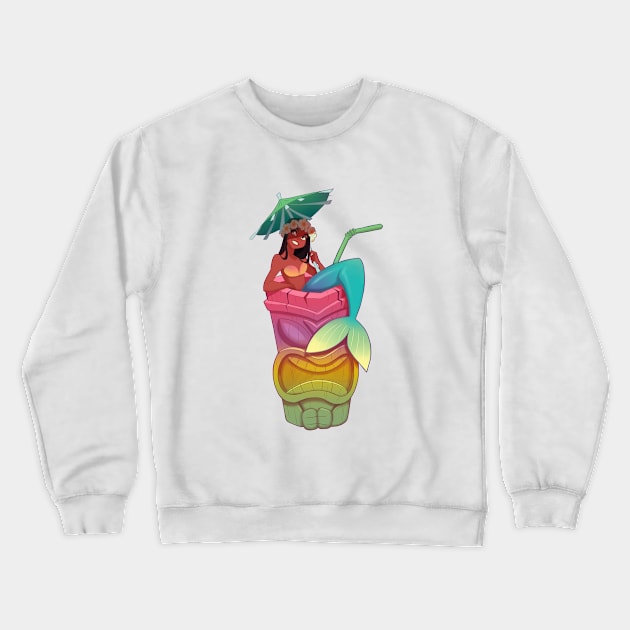 tiki drink Crewneck Sweatshirt by melivillosa